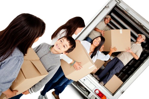 Business removals team planning a commercial move in Ruislip