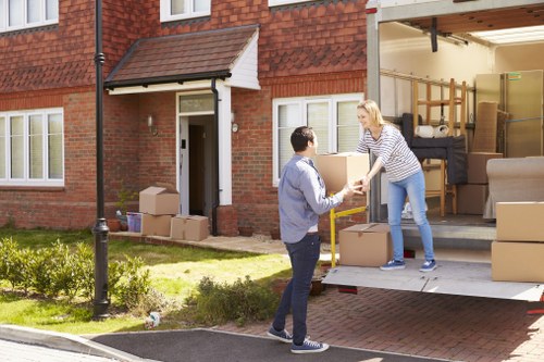 Careful piano relocation inside a Ruislip home