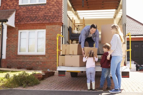 Office relocation equipment and packing materials for commercial moves