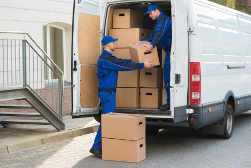 Furniture collection service in Ruislip with a van