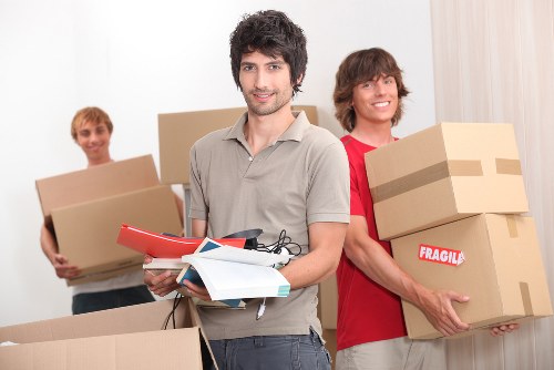 Office removals team planning a business move in Ruislip