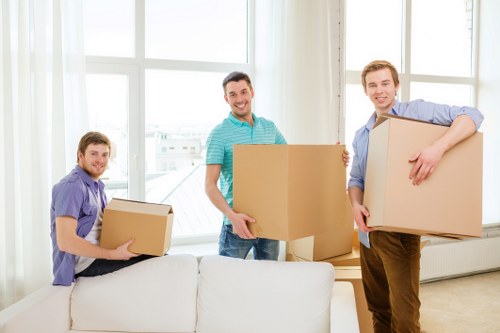 Careful handling of household items during a local Ruislip removal