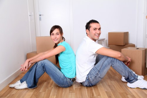 Local team handling furniture removal in Ruislip streets