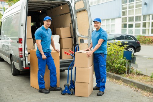Removalists handling a family home move in Ruislip