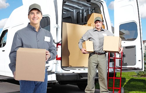 Professional van loading for a move in Ruislip